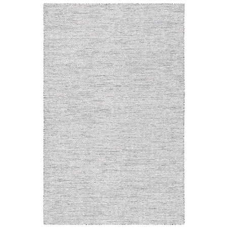 Safavieh 3 x 5 ft. Natural Contemporary Hand Woven Rectangle Rug Ivory & Black NAT975Z-3